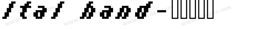 Ital hand字体转换